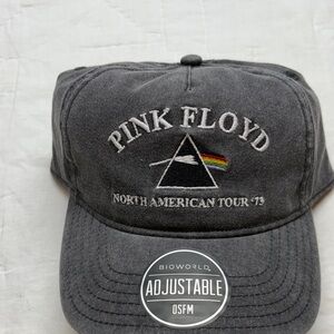 Pink Floyd North American Tour '73 Washed Denim Adjustable Baseball Cap NWT